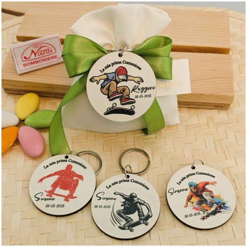 Bomboniera Portachiavi Skateboard