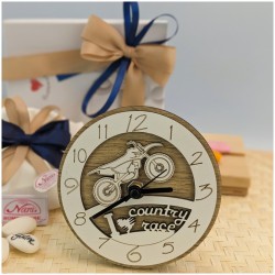 Bomboniere Orologio a Tema Motocross