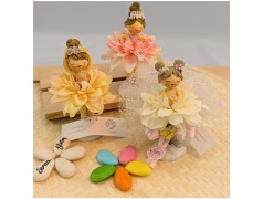 Bomboniere Ballerine con gonnelino di fiori