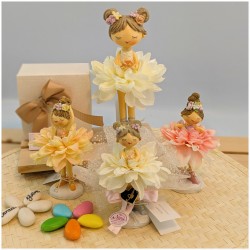 Bomboniere Ballerine con gonnelino di fiori
