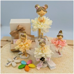 Bomboniere Ballerine con gonnelino di fiori
