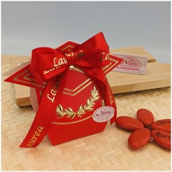 Bomboniera Laurea scatolina Cappello e Corona