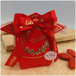 Bomboniera Laurea scatolina Cappello e Corona