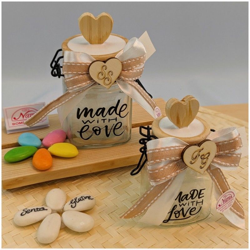 Bomboniera matrimonio Barattolinoo ermetico