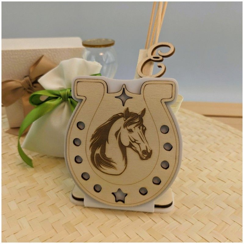Bomboniera cavallo Profumatore ferro di cavallo