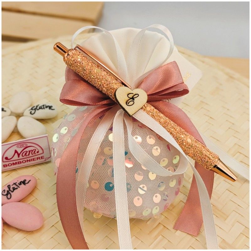 Bomboniere per Comunione Penne Glitter