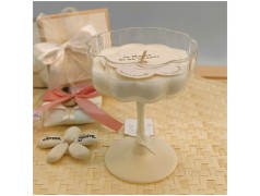 Candela in Bicchiere