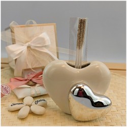 Profumatore Claraluna Cuore argento