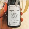 Bottiglie di prosecco Bomboniere 25 Anniversario