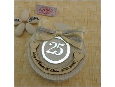 Scatolina Bomboniera Nozze d'argento