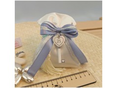 Sacchettino chiave calamita nozze d'argento