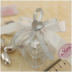 Scatolina in vetro Bomboniere nozze d'argento