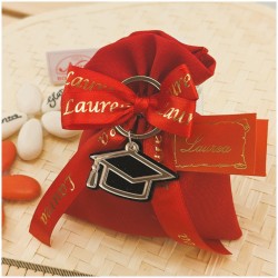 Bomboniere Laurea Economia cappello portachiavi