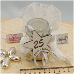 Candeline Profumate Bomboniere nozze d'argento