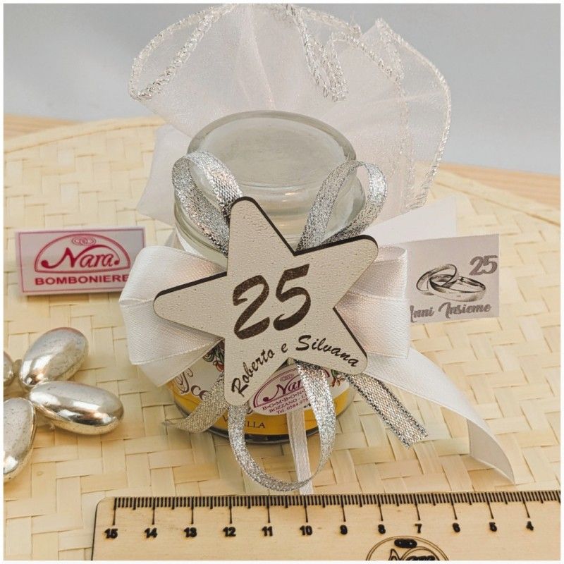 Candeline Profumate Bomboniere nozze d'argento