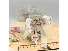 Candele Bomboniere 25 anniversario
