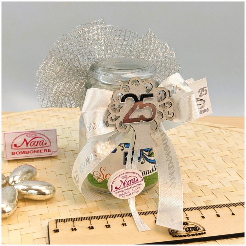 Candele Bomboniere 25 anniversario