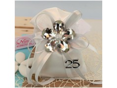 Bomboniere Anniversario Cristallo fiore grande