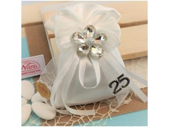 Bomboniera Cristallo fiore 25 Anniversario