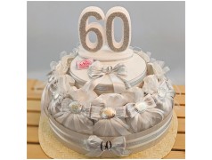 Torta Bomboniere 60 Anni di Matrimonio