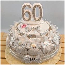 Torta Bomboniere 60 Anni di Matrimonio