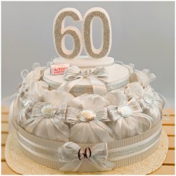 Torta Bomboniere 60 Anni di Matrimonio
