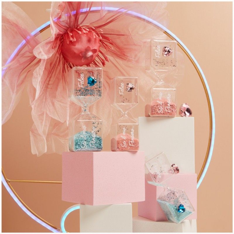 Bomboniere Clessidre Rosa