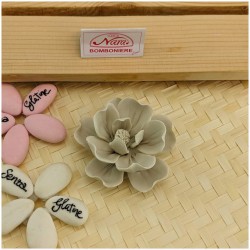Bomboniere in Capodimonte fiore panna
