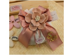 Fiore in porcellana Bomboniera Italiana