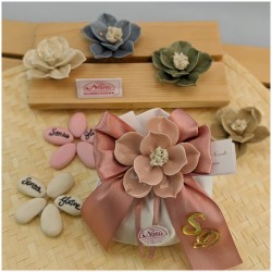 Fiore in porcellana Bomboniera Italiana