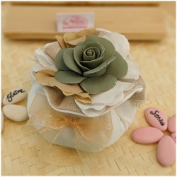 Rosa in porcellana Bomboniere Italiane