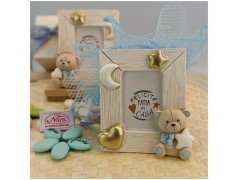 Portafoto Bomboniera Orso azzurro