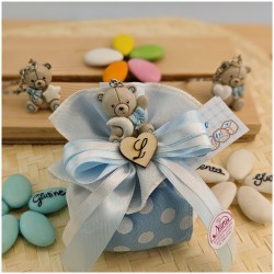 Orsetto azzurro portachiavi