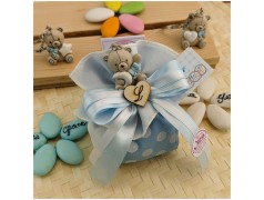 Orsetto azzurro portachiavi