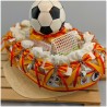 Bomboniera Calcio della Roma con portachiavi