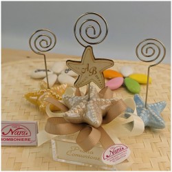 Bomboniera tema Mare Stella Marina memo