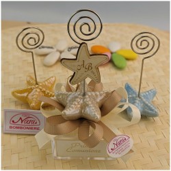 Bomboniera tema Mare Stella Marina memo