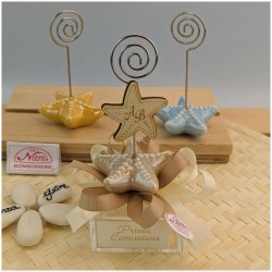 Bomboniera tema Mare Stella Marina memo