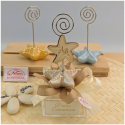 Bomboniera tema Mare Stella Marina memo