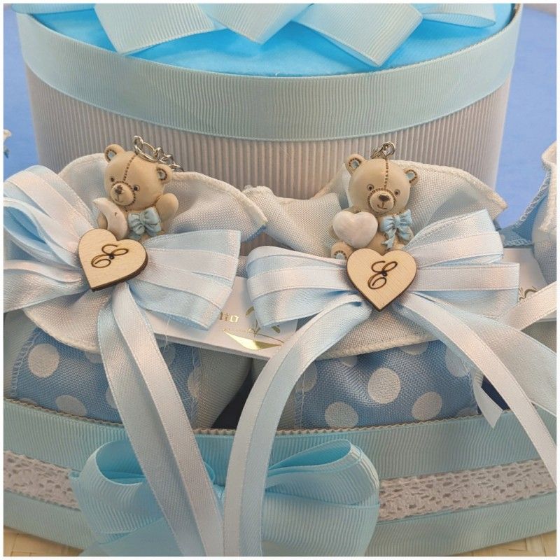 Orsetto azzurro portachiavi