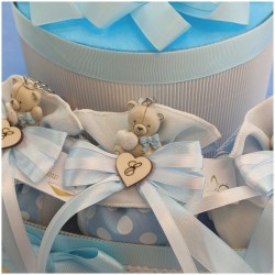 Orsetto azzurro portachiavi