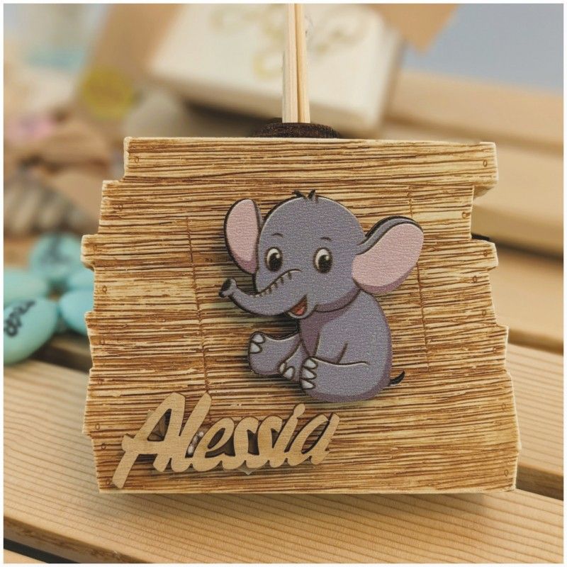 Elefantino Bomboniera animaletti della giungla