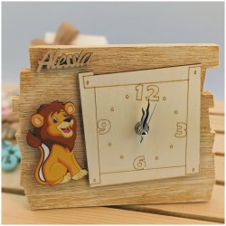 Bomboniera Leone orologio