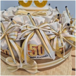 Bomboniere 50 Compleanno Penne Touch