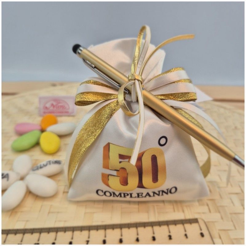 Bomboniere 50 Compleanno Penne Touch