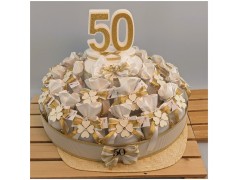 Bomboniere Nozze di diamante torta di quadrifoglio portachiavi