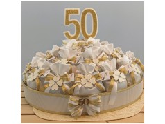 Bomboniere Nozze di diamante torta di quadrifoglio portachiavi