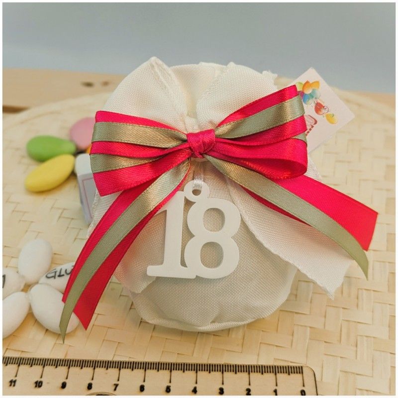 Bomboniera sacchettino 18 Compleanno