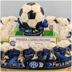 Scarpette da Calcio Bomboniere su stadio dell'inter