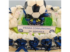 Scarpette da Calcio Bomboniere su stadio dell'inter